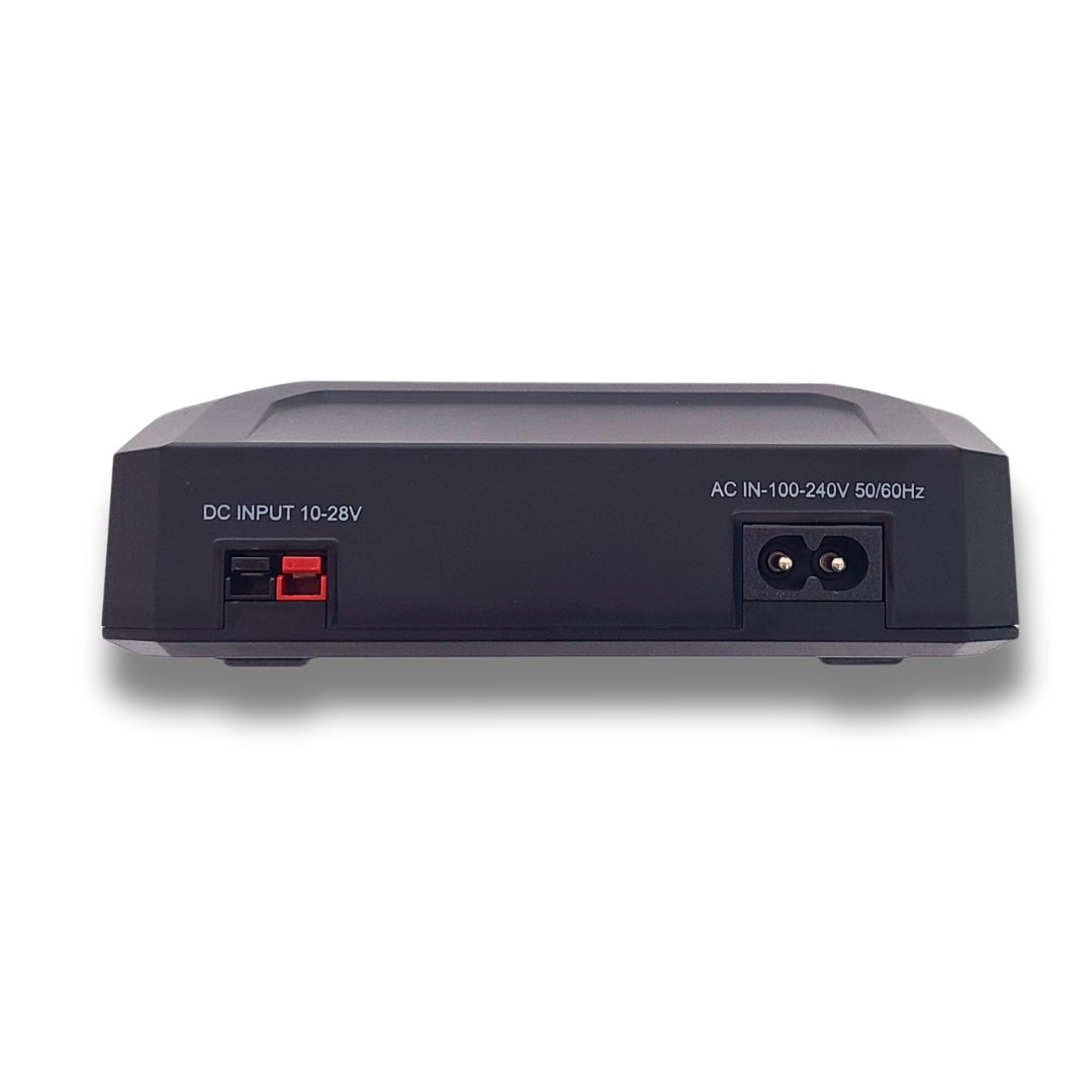 IMEX Powerstation Touch Screen Charger – 150W Dual Input AC/DC Battery Charger & Power Supply