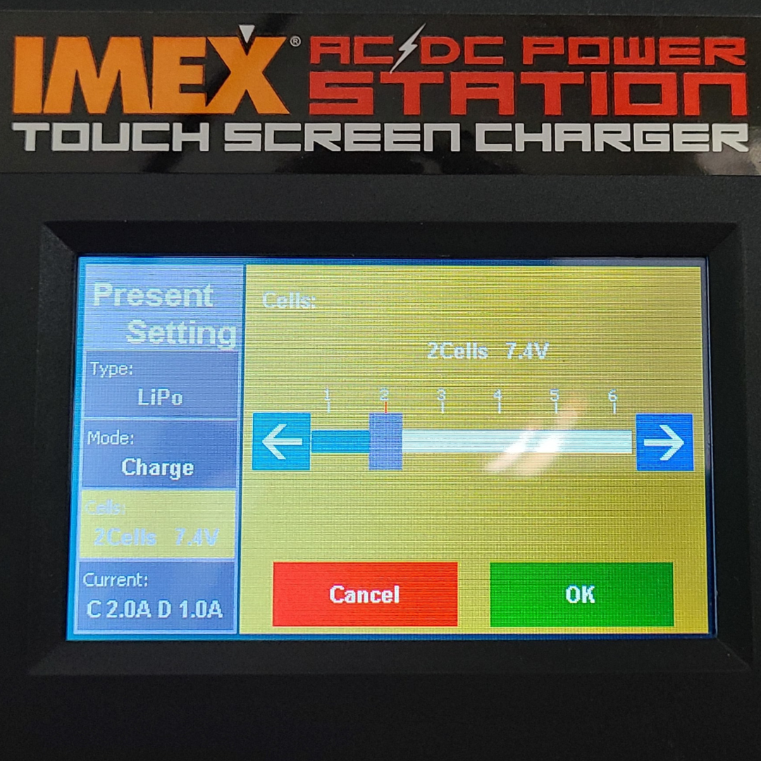 IMEX Powerstation Touch Screen Charger – 150W Dual Input AC/DC Battery Charger & Power Supply