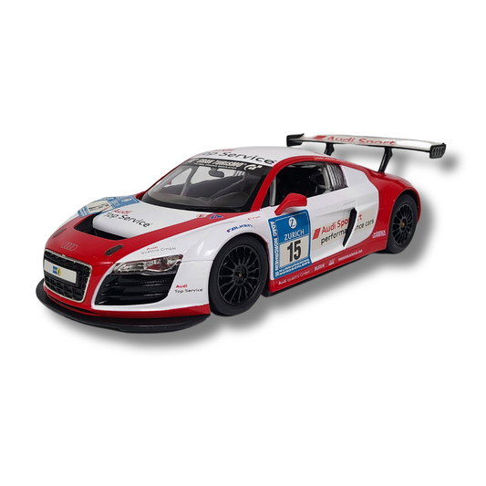 Rastar 1:14 Scale Audi R8 LMS RC Car – Officially Licensed Remote Control Race Car (White)
