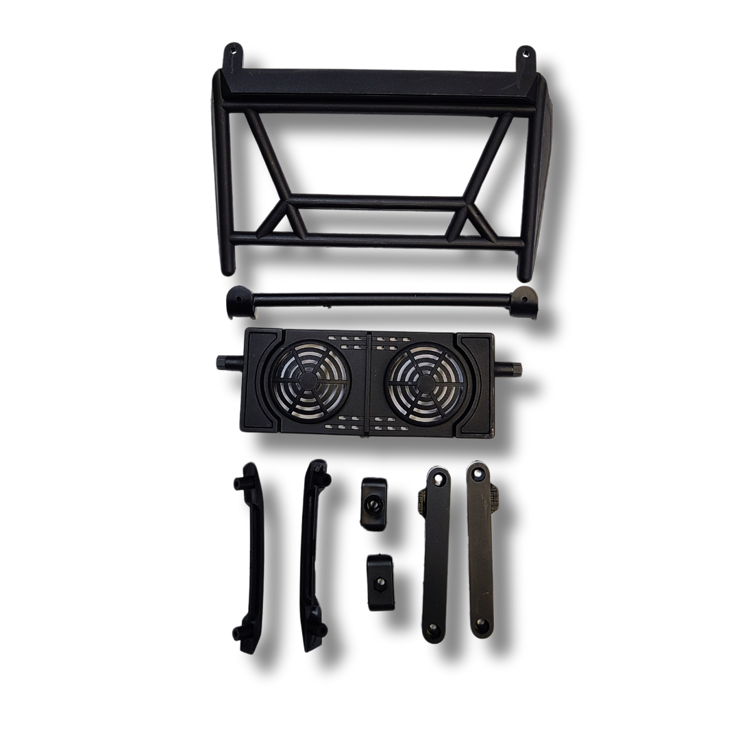 Rear Rack Devo Radiator Cover + Roof Rack - Bolt