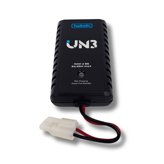 ToolkitRC UN3 USB-C Charger – Compact 20W Smart Charger for 4–8S NiMH Batteries