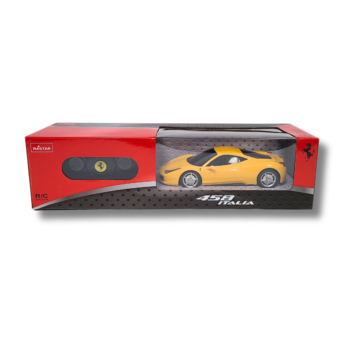 Rastar 1:24 Scale Ferrari 458 Italia RC Car – Officially Licensed Remote Control Supercar