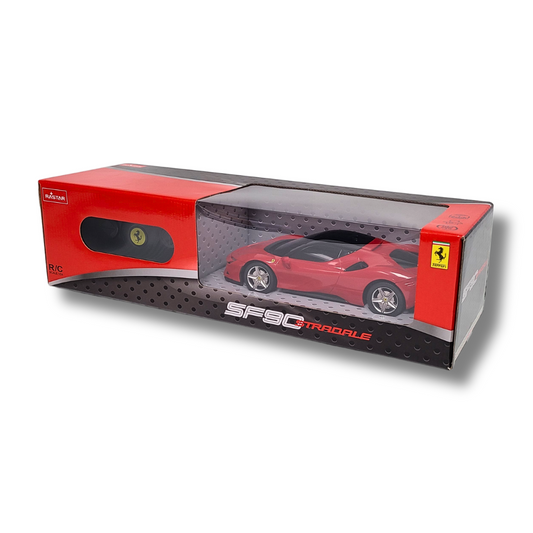 Rastar 1:24 Scale Ferrari SF90 Stradale RC Car – Officially Licensed Remote Control Supercar
