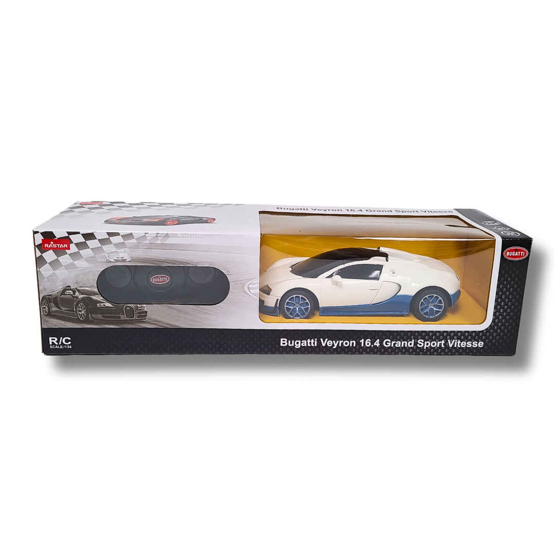 Rastar 1:24 Scale Bugatti Veyron Grand Sport Vitesse RC Car – Officially Licensed Remote Control Supercar