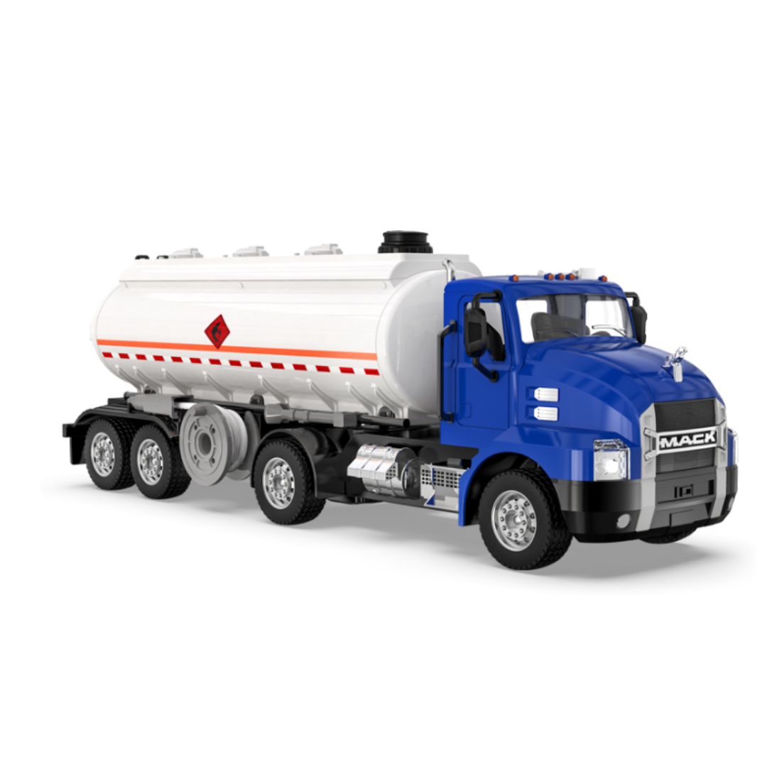 Double E E582 1:26 Scale Mack RC Tanker Truck – Water Sprayer with Manual Pump & Reel