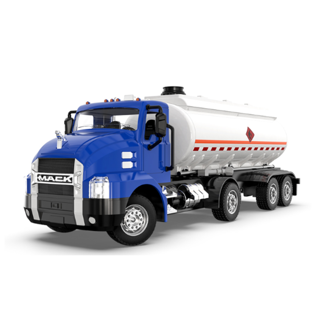 Double E E582 1:26 Scale Mack RC Tanker Truck – Water Sprayer with Manual Pump & Reel
