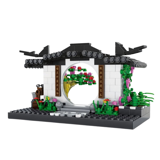 WANGE 3314 Hui-Style Archway – 381-Piece Architecture Building Set