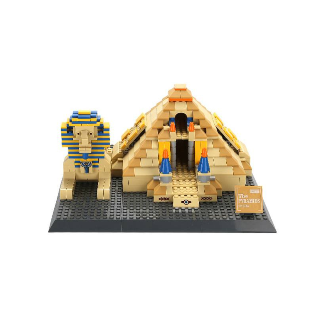 WANGE 4210 Pyramids of Giza – 624-Piece Egyptian Architecture Set