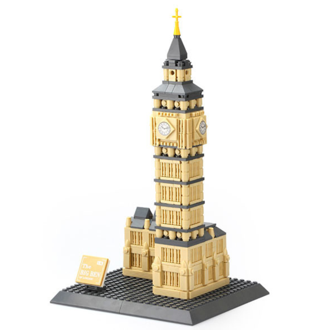 WANGE 4211 Elizabeth Tower (Big Ben) – 892-Piece Architecture Brick Set
