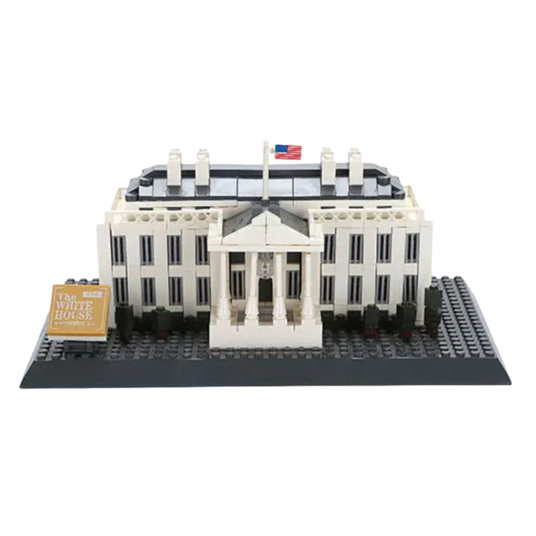 WANGE 4214 White House – 778‑Piece Architecture Brick Set