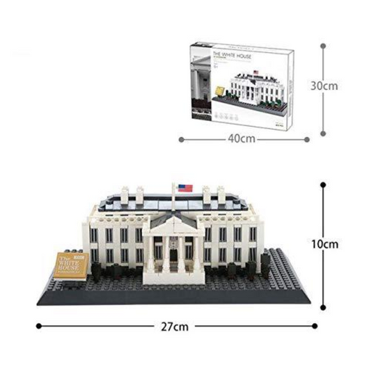 WANGE 4214 White House – 778‑Piece Architecture Brick Set