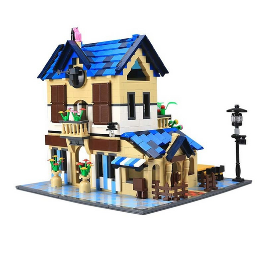 WANGE 5311 French Country Lodge – 1,298‑Piece Modular Architecture Set