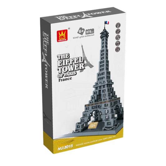 WANGE 8015 Eiffel Tower – 978‑Piece Paris Landmark Architecture Set
