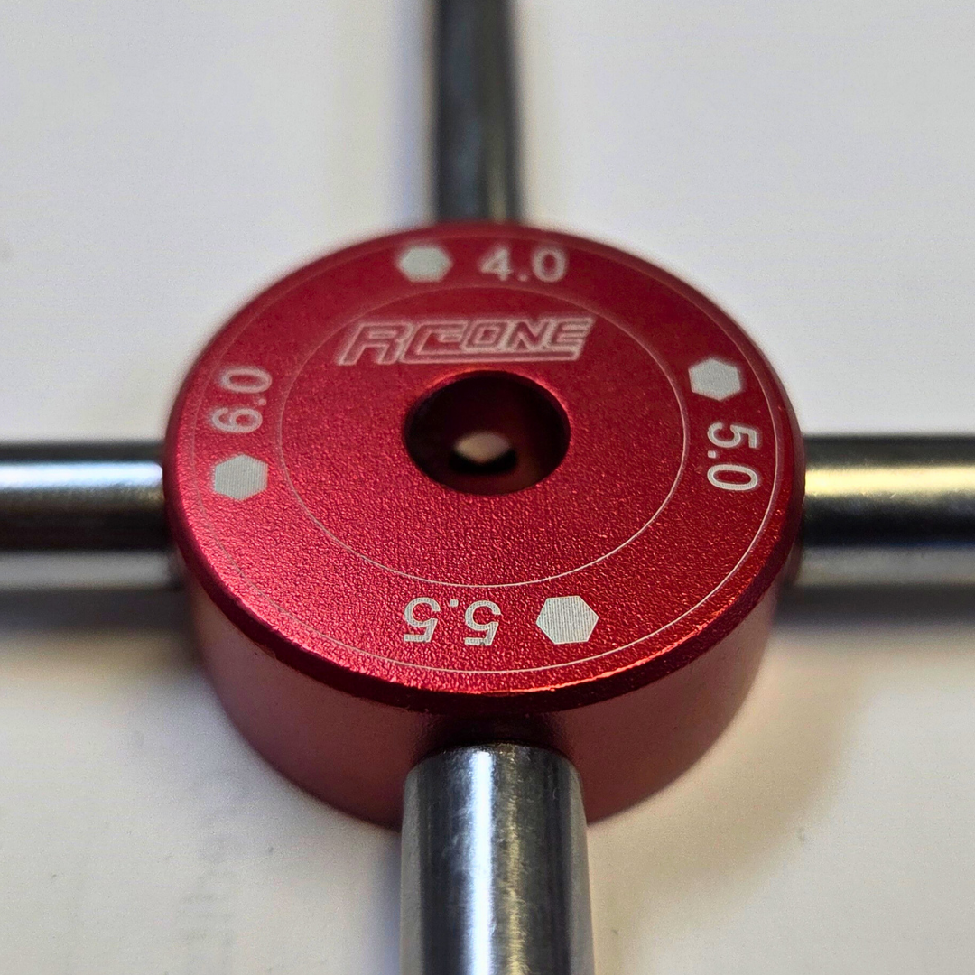 4-in-1 Multi Wrench — Red (4.0 / 5.0 / 5.5 / 6.0mm)