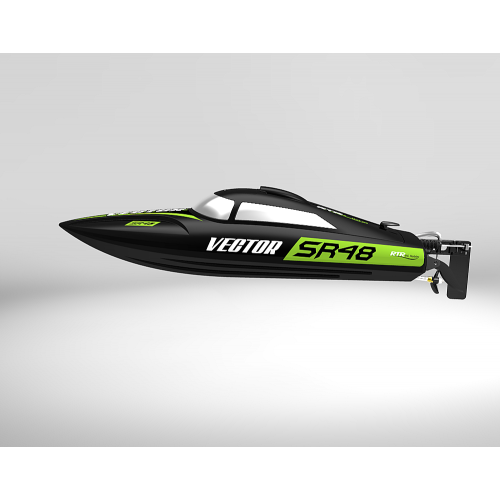 Vector SR48 Brushless RC Race Boat – 50 km/h High-Speed RTR with 3S LiPo & Self-Righting Hull