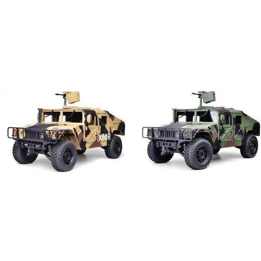 1/10th Scale HG-P408 4x4 Military Humvee Upgraded ARTR w/ LEDs and Sounds