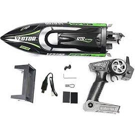 Vector SR48 Brushless RC Race Boat – 50 km/h High-Speed RTR with 3S LiPo & Self-Righting Hull