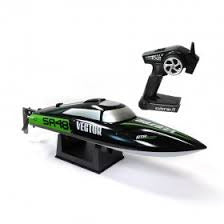 Vector SR48 Brushless RC Race Boat – 50 km/h High-Speed RTR with 3S LiPo & Self-Righting Hull