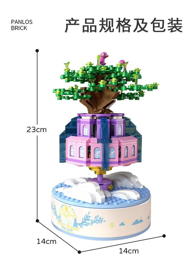 Panlos Creative Music Box Series – Sky City Music Box – Model 6508