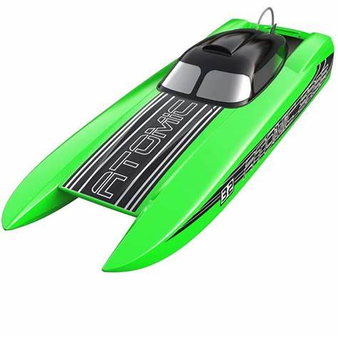 Atomic SR85 Brushless RC Boat – 55 MPH Catamaran Hull, ARTR