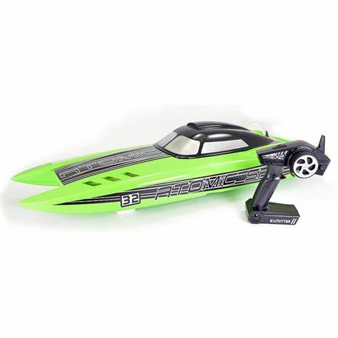 Atomic SR85 Brushless RC Boat – 55 MPH Catamaran Hull, ARTR