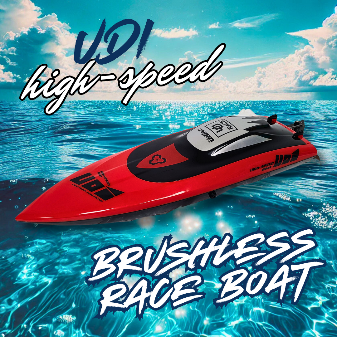UDI14055 Brushless RC Racing Boat – 30 km/h High-Speed RTR with 2.4GHz Control & Li-ion Battery