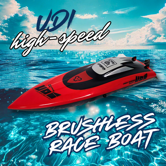UDI14055 Brushless RC Racing Boat – 30 km/h High-Speed RTR with 2.4GHz Control & Li-ion Battery