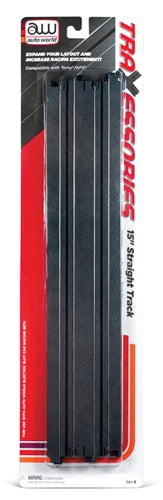 Auto World 15" Traxessories Straight Track | 00171 | Auto World