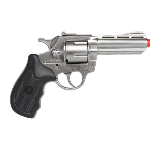 Police 357 Magnum 8-Shot Toy Cap Gun - Chrome Finish | 33 | 0033 | 433 | 0433 | Gonher