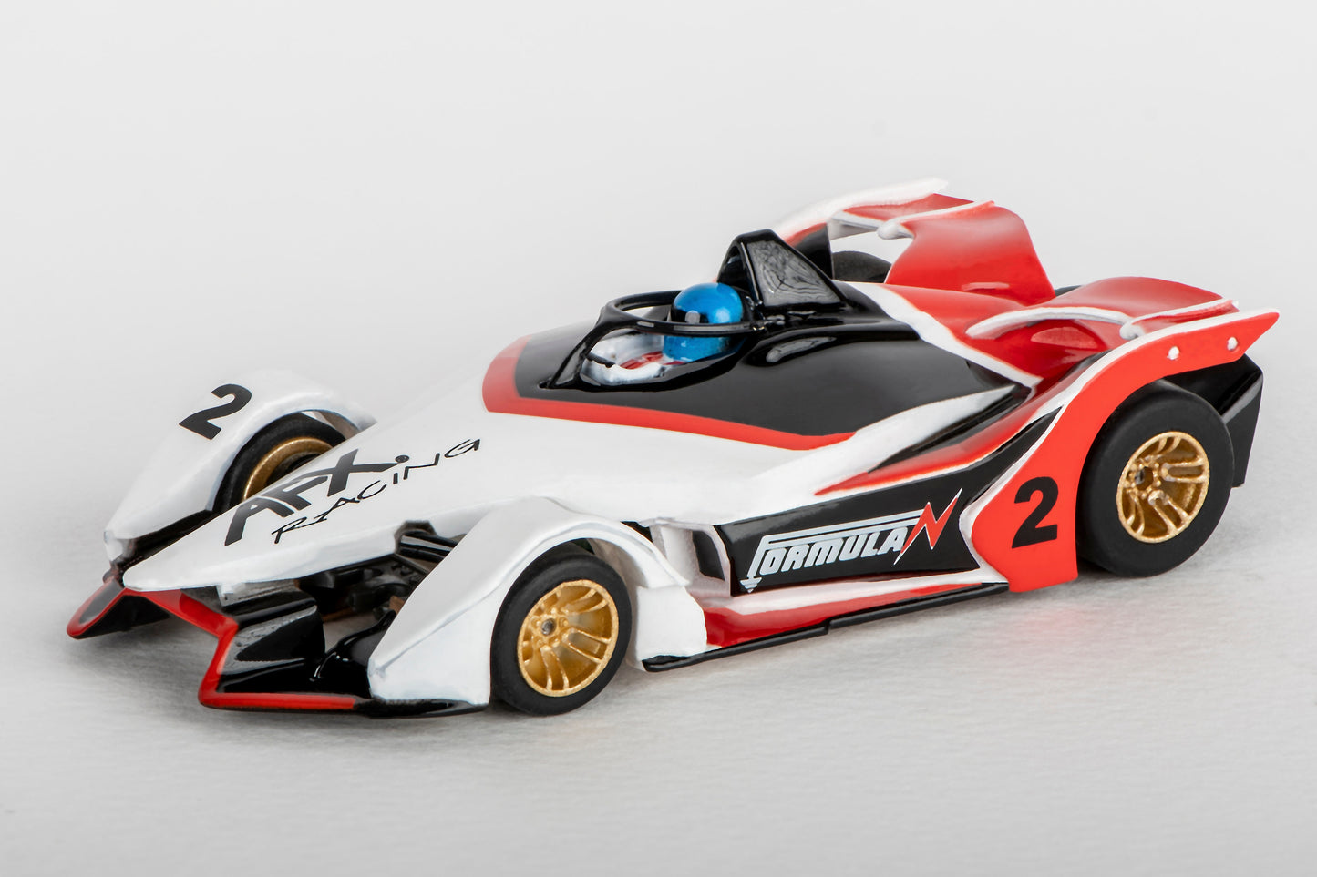 Formula N Blk/Red/White Mega G+ | 22015 | AFX/Racemasters-AFX/Racemasters-[variant_title]-ProTinkerToys