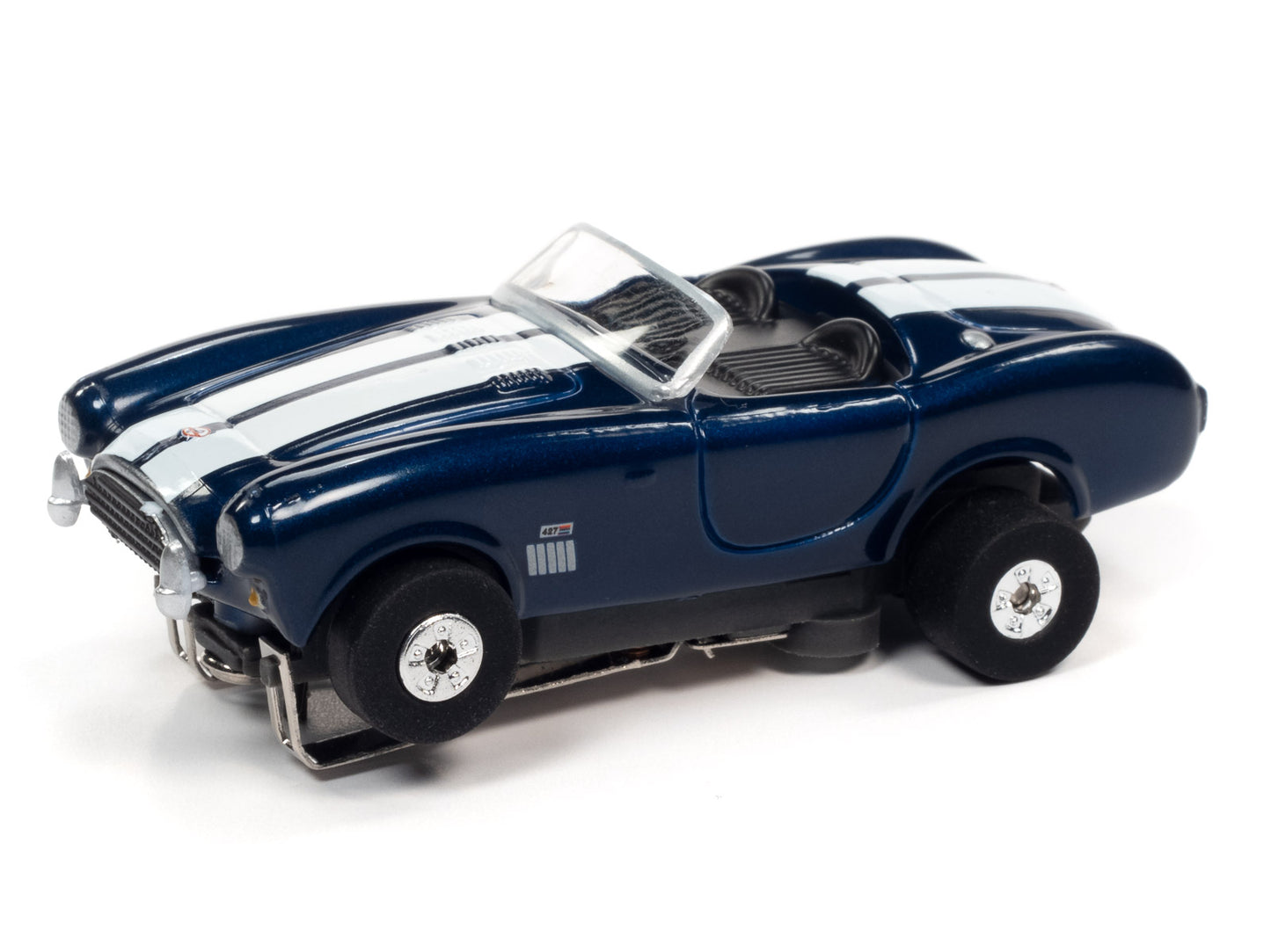 Blue & White Racing Stripes Shelby Cobra | CP7827 | Auto World