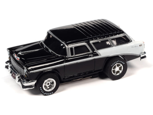 Classic Black & White | 1955 Chevy Bel Air Nomad | CP7981 | Auto World