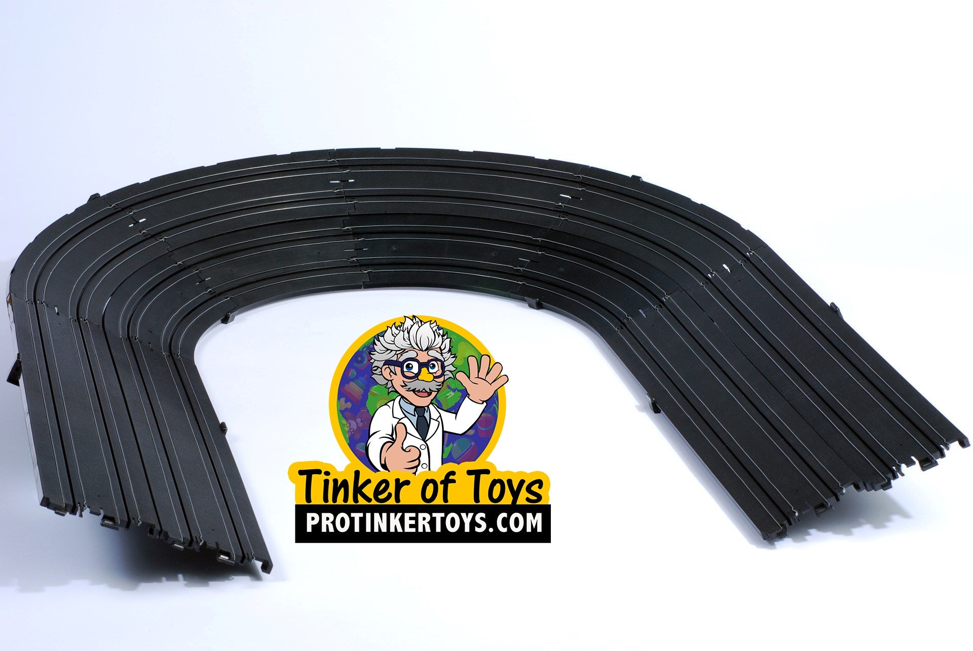 Banked Curve Track- 12” 1/2R | 70625 | AFX/Racemasters-AFX/Racemasters-[variant_title]-ProTinkerToys