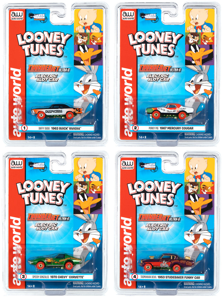 Nuovo - Adatta Corvette Auto World Looney Tunes Speedy Gonzales '70 - Foto 6